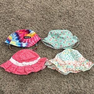 Summer Baby Girl Hats Infant to 2T sizing (see photos!)